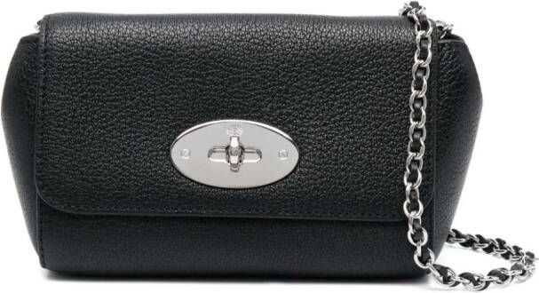 Mulberry Lily leren tas Zwart