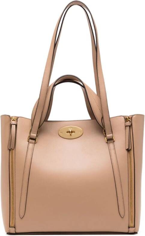 Mulberry Bayswater kleine shopper Beige
