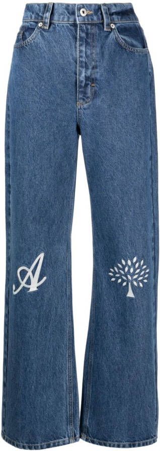 Mulberry x Axel Arigato straight jeans Blauw