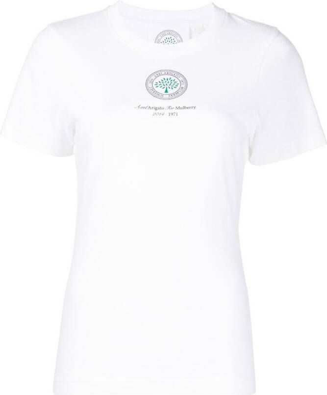 Mulberry x Axel Arigato T-shirt Wit