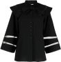 Muller Of Yoshiokubo Blouse met afneembare mouwen Zwart - Thumbnail 1