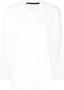 Muller Of Yoshiokubo Sweater met verlaagde schouders Wit - Thumbnail 1