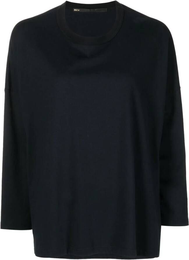 Muller Of Yoshiokubo Sweater met verlaagde schouders Zwart