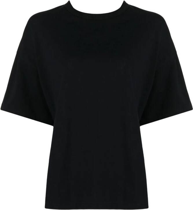 Muller Of Yoshiokubo T-shirt met verlaagde schouders Zwart