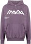 Museum Of Peace & Quiet Hoodie met print Paars - Thumbnail 1