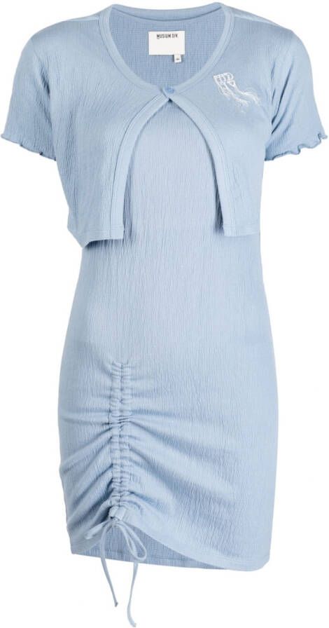 Musium Div. Asymmetrische jurk Blauw