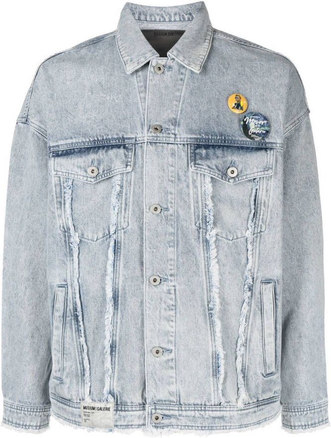 Musium Div. Denim jack Blauw