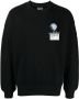 Musium Div. Sweater met logopatch Zwart - Thumbnail 1