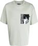Musium Div. T-shirt met bandanaprint Groen - Thumbnail 1