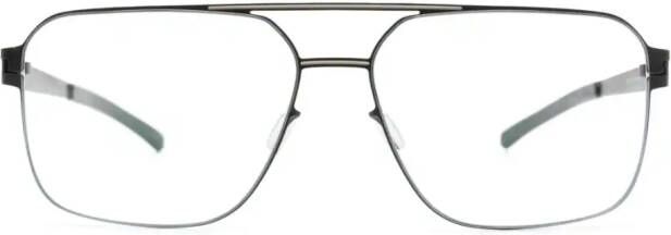 Mykita Bril met piloten montuur Zwart