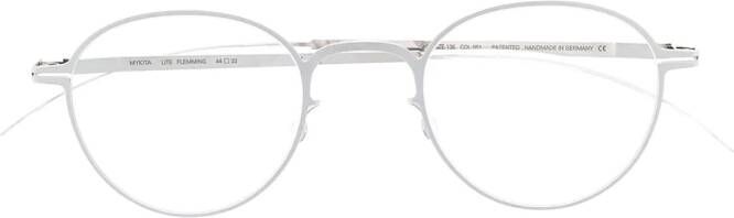 Mykita Bril met rond montuur Zilver