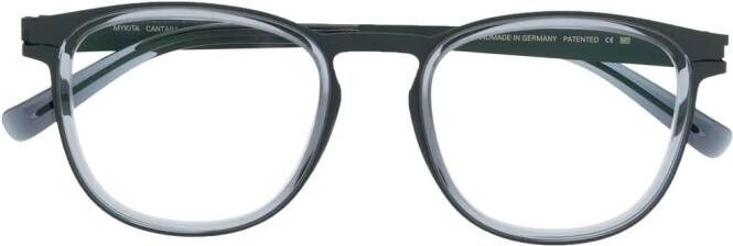Mykita Cantara bril met vierkant montuur Blauw