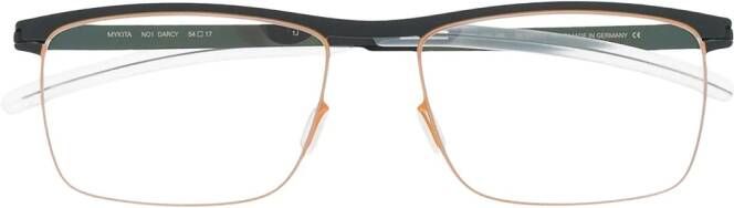 Mykita Darcey bril met vierkant montuur Grijs
