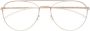 Mykita Eero bril met piloten montuur Zilver - Thumbnail 1