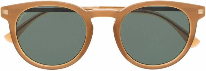 Mykita Lahti bril met rond montuur Bruin
