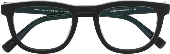 Mykita Lerato bril met rond montuur Zwart
