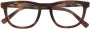 Mykita Lerato bril met vierkant montuur Bruin - Thumbnail 1