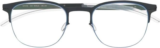 Mykita Neville bril met pantos montuur Blauw
