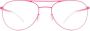 Mykita Niken bril met piloten montuur Roze - Thumbnail 1
