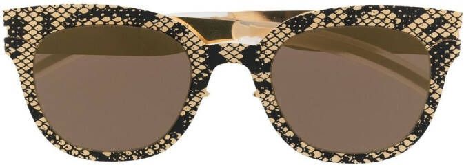 Mykita Wayfarer zonnebril Goud