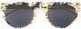 Mykita x Maison Margiela ronde zonnebril Goud - Thumbnail 1