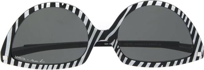 Mykita x Martine Rose SOS zonnebril Zwart