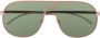 Mykita Zonnebril met piloten montuur Roze - Thumbnail 1