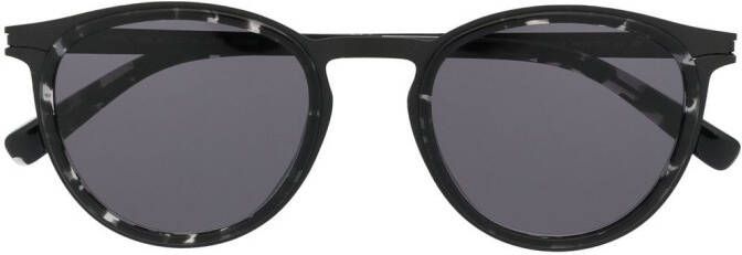 Mykita Zonnebril met rond montuur Zwart