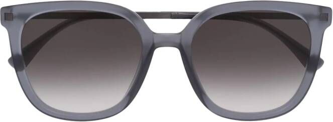 Mykita Zonnebril met vierkant montuur Blauw
