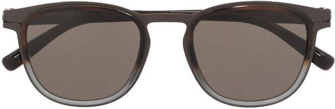 Mykita Zonnebril met vierkant montuur Bruin