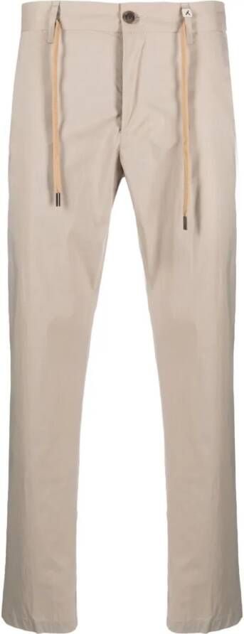 Myths Broek met trekkoordtaille Beige