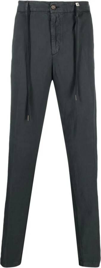 Myths Broek van linnenmix Grijs
