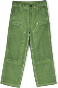 Nº21 Kids Jeans met geborduurd logo Groen