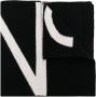 N21 Unisex Logo Sjaal Black Unisex - Thumbnail 1