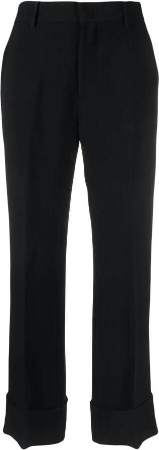 Nº21 tailored cropped trousers Zwart
