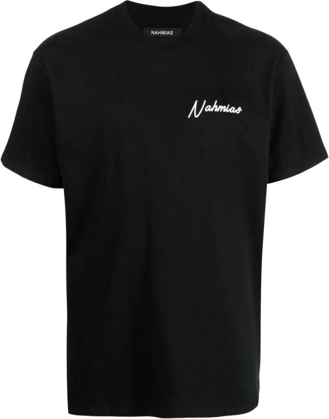 Nahmias Katoenen T-shirt Zwart
