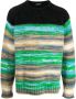 Nahmias Intarsia sweater Zwart - Thumbnail 1