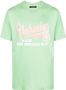 Nahmias T-shirt met logoprint Groen - Thumbnail 1