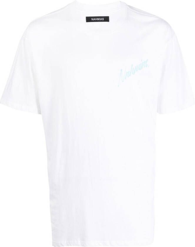 Nahmias Katoenen T-shirt Wit