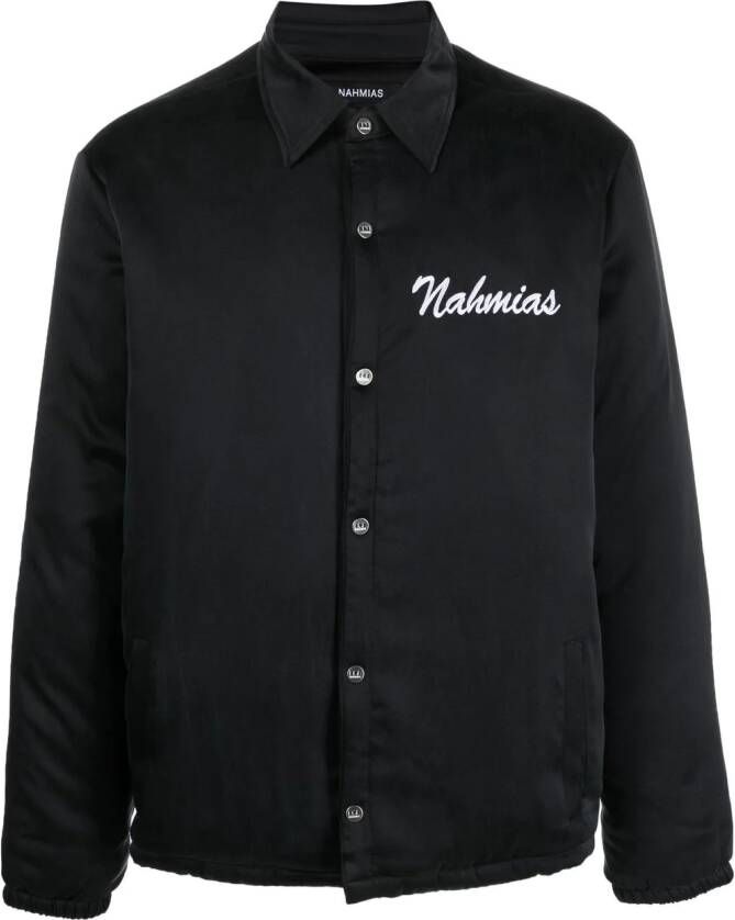 Nahmias Shirtjack met tekst Zwart
