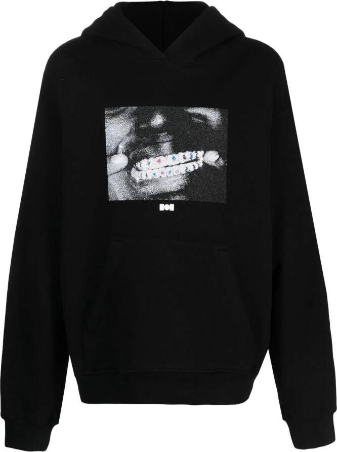 Nahmias x Kodak hoodie met fotoprint Zwart