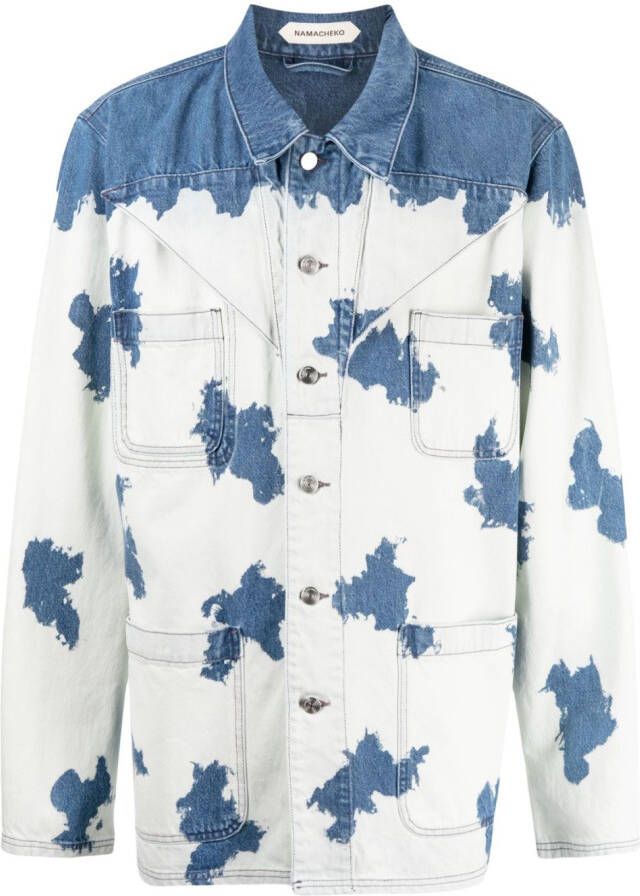 Namacheko Denim jack Blauw
