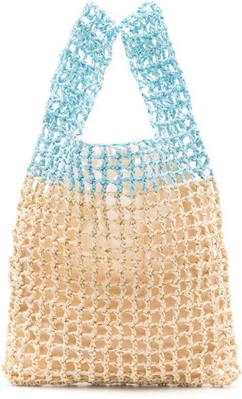 Nannacay Federica gehaakte tas Beige