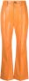 Nanushka Flared broek Oranje - Thumbnail 1