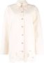 Nanushka Geperforeerde blouse Beige - Thumbnail 1