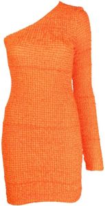 Nanushka Getailleerde mini-jurk Oranje