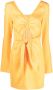 Nanushka Mini-jurk met geknoopt detail Oranje - Thumbnail 1