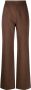 Nanushka Bya high waist straight broek Bruin - Thumbnail 1