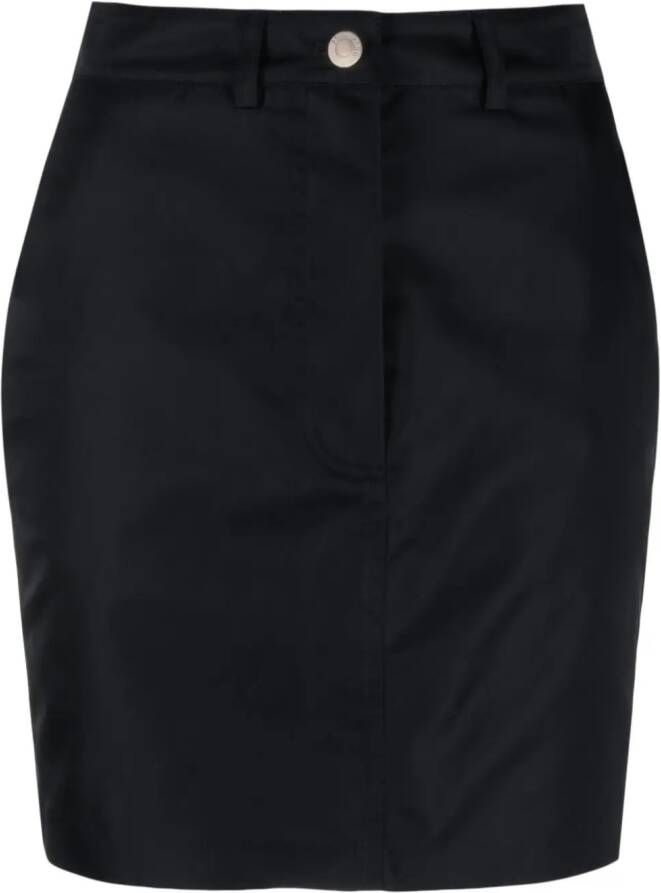 Nanushka High waist mini-rok Zwart