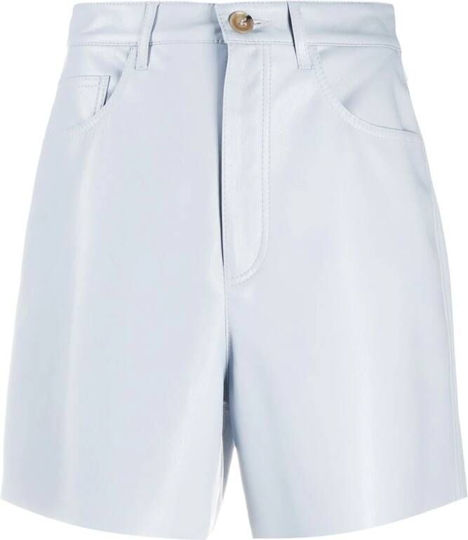 Nanushka High waist shorts Blauw